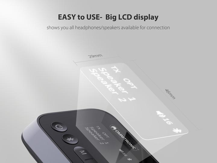 Produktbild Omnitronic BDT-5.0 Bluetooth 5.0 Transceiver