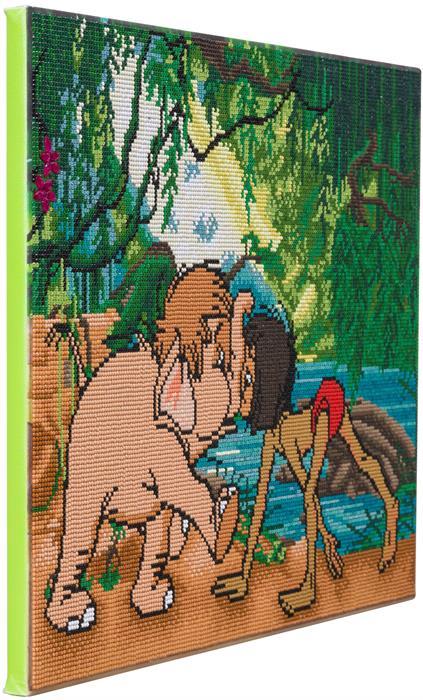 Actual product image Craft Buddy Jungle Book Friends, picture 40x50cm Crystal Art Kit