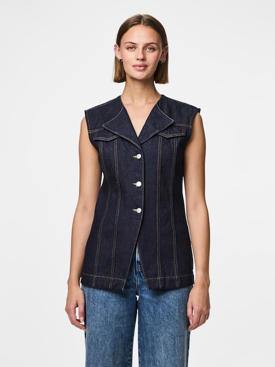 Produktbild Pieces PCNUA FITTED DENIM Weste (L)