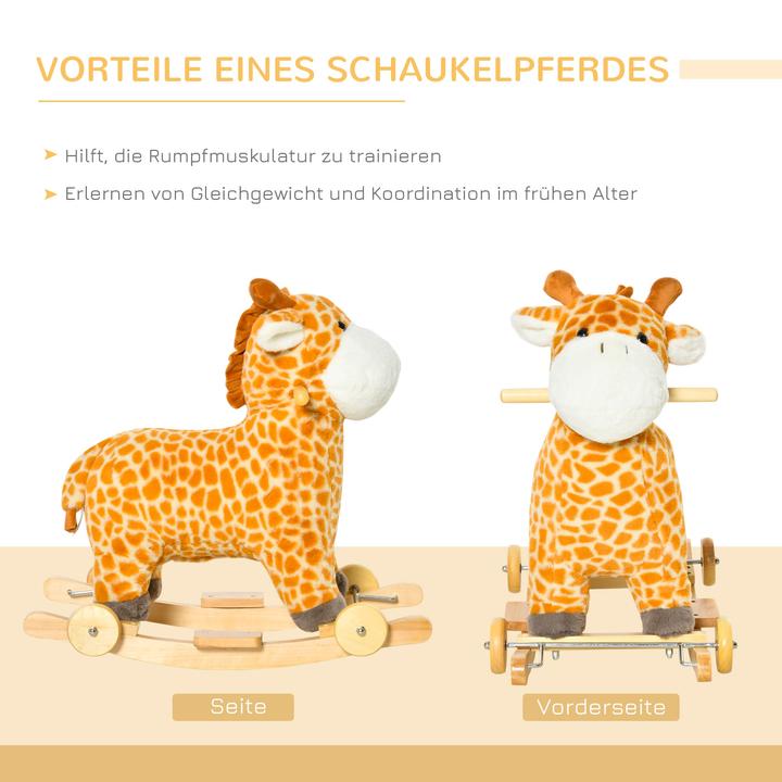 Image du produit Homcom Animal à bascule Girafe