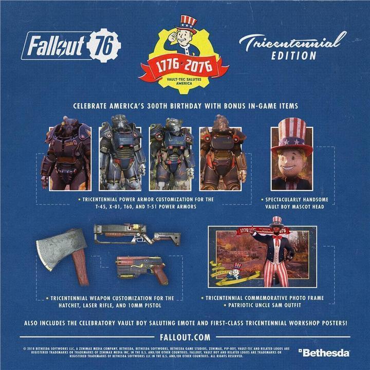 Produktbild Bethesda Fallout 76 - Tricentennial Edition (Xbox One X, Xbox Series X, DE)