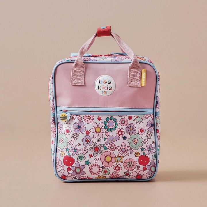 Image du produit Just Bee Kids Sac à dos rétro enfant à fleurs – Parfait pour la crèche et les sorties