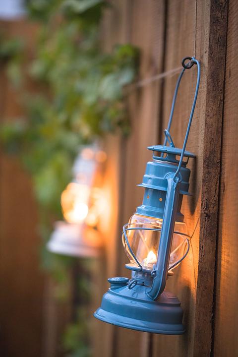 Actual product image Siena Garden Storm lantern pastel blue