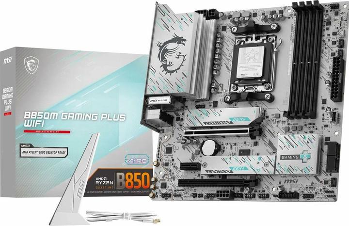 Produktbild MSI B850M GAMING PLUS WIFI (AM5, AMD B850, mATX)