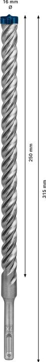 Actual product image Bosch Professional Zubehör EXPERT SDS plus-7X hammer drill, 16 x 250 x 315 mm (16 millimetres)