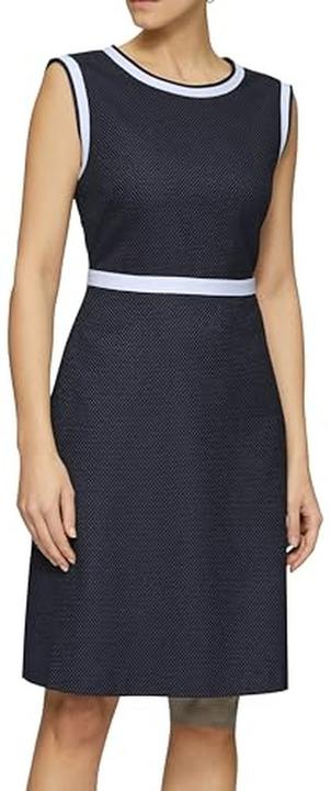 Image du produit S.Oliver Kleid Fein gepunktetes Etuikleid mit Kontrast-Detail (34)