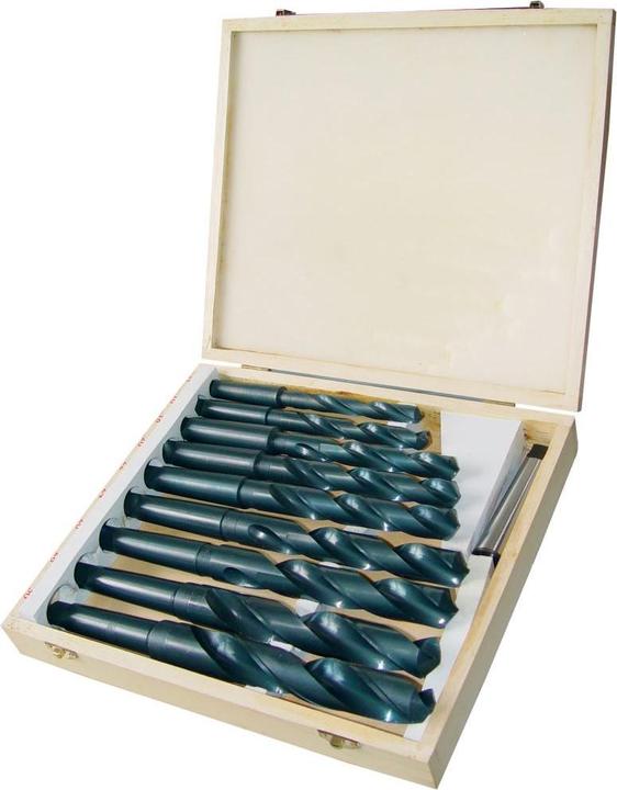 Immagine prodotto Güde Set di trapani MK da 10 pezzi MK 2 & 3 in valigetta di legno (30 millimetri)