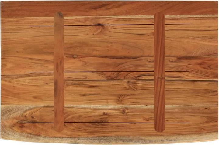 Image du produit VidaXL Étagère murale Rectangulaire Bord d'arbre Étagère suspendue Bureau Étagère en bois massif Acacia