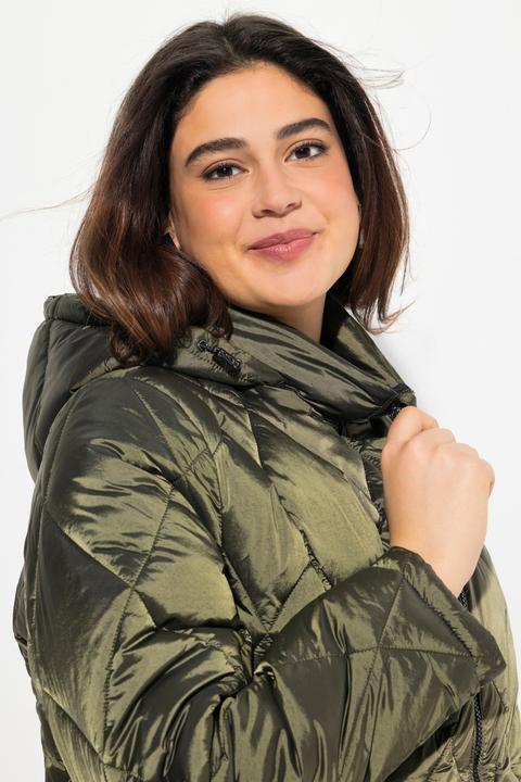 Produktbild Ulla Popken HYPRAR Steppjacke, Kapuze, 2-Wege-Zipper, Zipptaschen (50, 52)