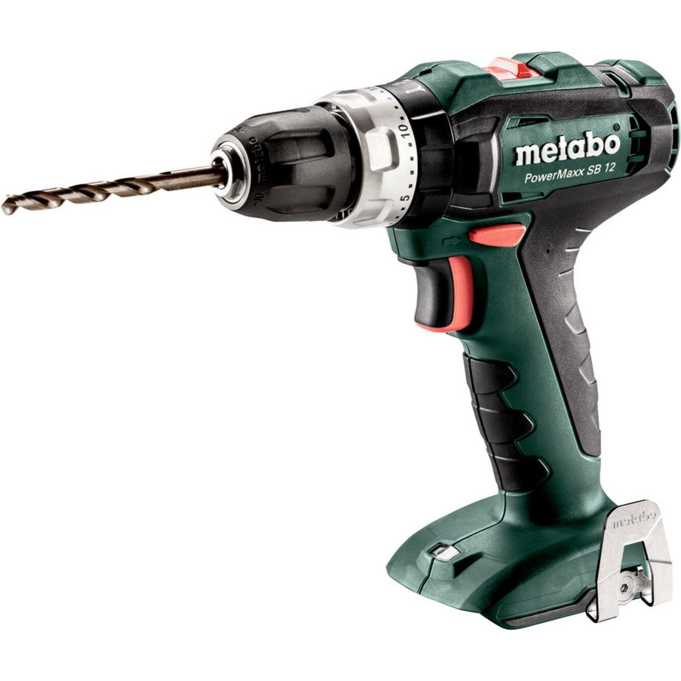 Metabo, Trapano + Avvitatore a batteria, Trapano a percussione a batteria 12V POWERMAXX SB 12