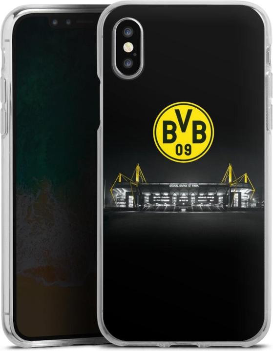 Produktbild DeinDesign Silikon Hülle für Apple iPhone X Handyhülle Case Smartphone Schutzhülle BVB Borussia Dortmund (Apple iPhone X)