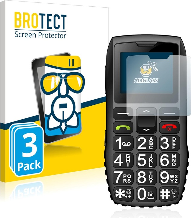 Actual product image BROTECT AirGlass Glass (3 Piece, Nokia C1 Plus)