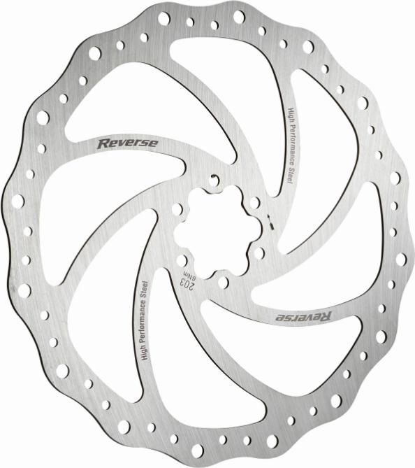 Produktbild Reverse Stahl Bremsscheibe 6-Loch (180 mm)
