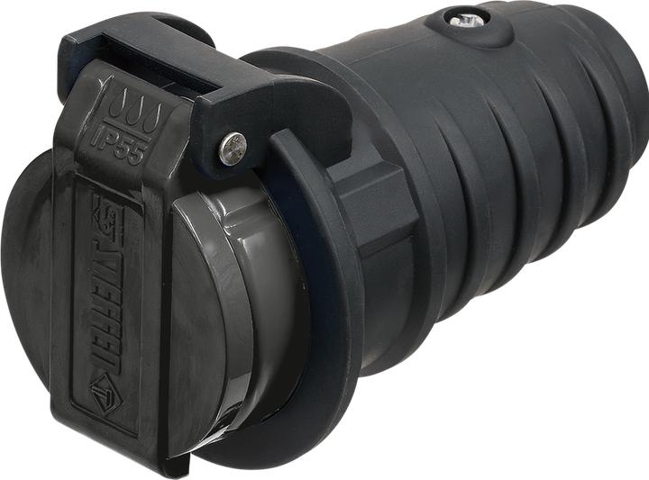 Immagine prodotto Steffen Presa di accoppiamento 10A 440V Presa svizzera tipo J (T15) Nero (Tipo 15)