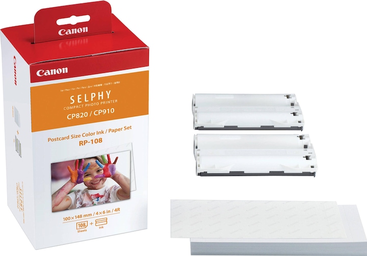 Actual product image Canon Selphy CP1500 Black + RP-108 (Thermal printing, Colour)