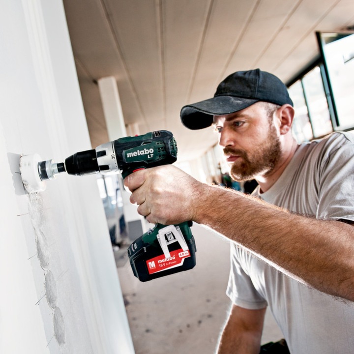 Actual product image Metabo BS 18 LT cordless drill driver 18 V 60 Nm + 2x rechargeable battery 2.0 Ah + charger + metaBOX (Rechargeable battery operated)