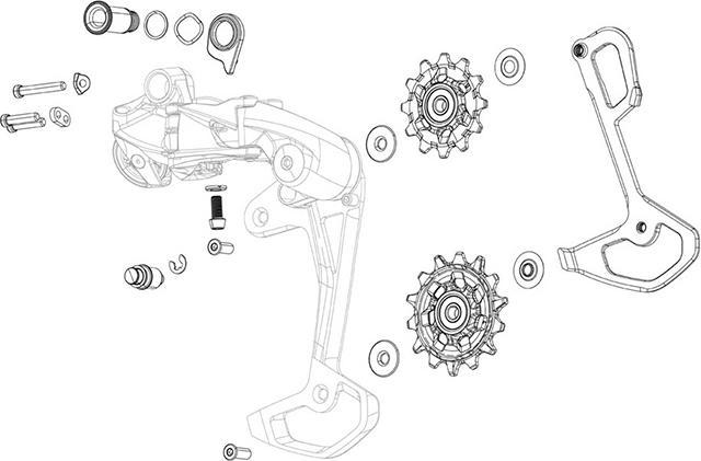Actual product image Sram Force eTap AXS Wide