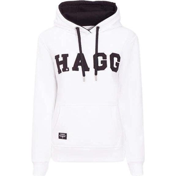 Hagg, Damen, Pullover, Damen-Hoodie, Weiss, (XS)