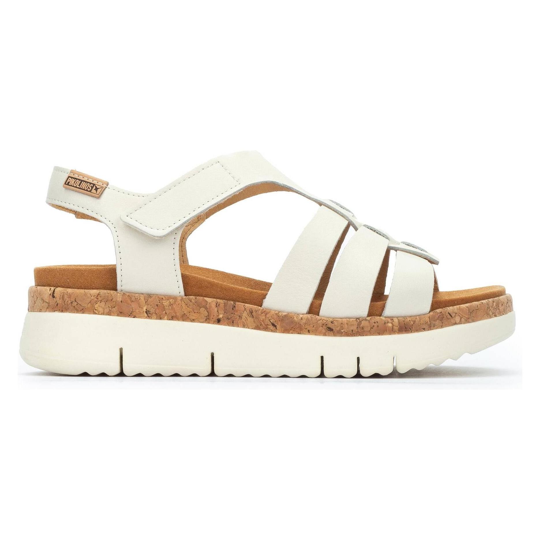 Pikolinos, Damen, Sandalen, Palma, Weiss, (37)
