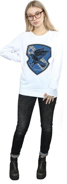Actual product image Womens/Ladies Ravenclaw Crest Flat Sweatshirt (XL)