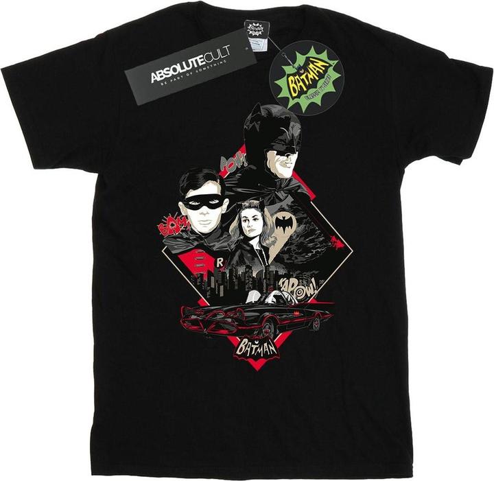 Batman TV Serie Charakter Skyline TShirt (L)