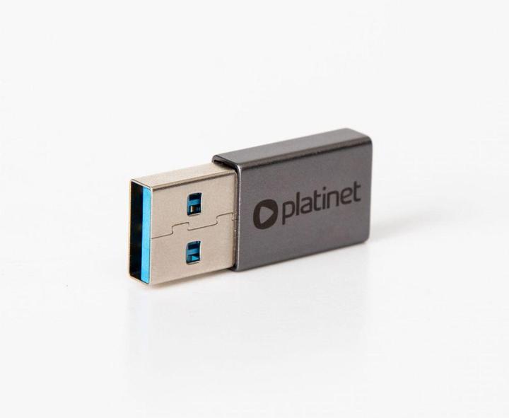 Produktbild Platinet USB-A zu USB-C Gen 1 Media Adapter Grau (USB Typ-C)