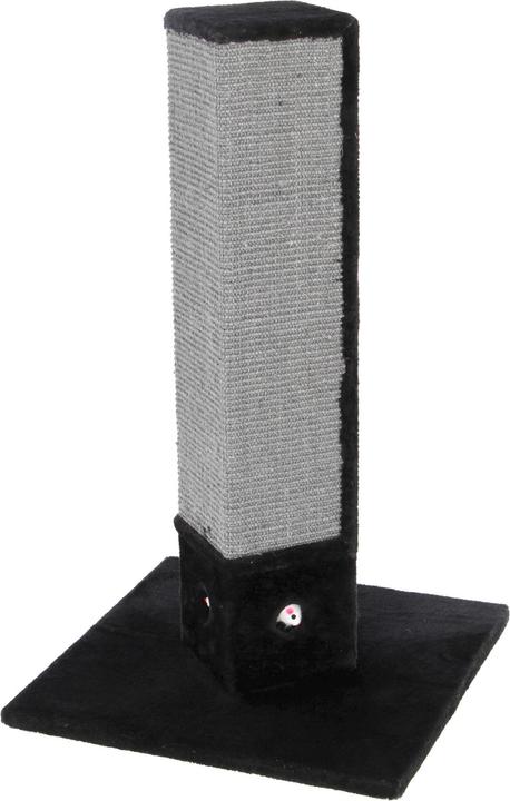 Kerbl Kratzsäule 4-Corner (80 cm, Schwarz)