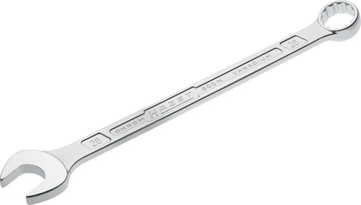 Actual product image HAZET Combination wrench 600N-26 ∙ Outside 12-point traction profile ∙ 26 mm (26 mm)