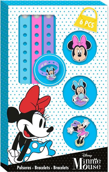Actual product image Kids Licensing Bracelets with charms make Minnie Mouse