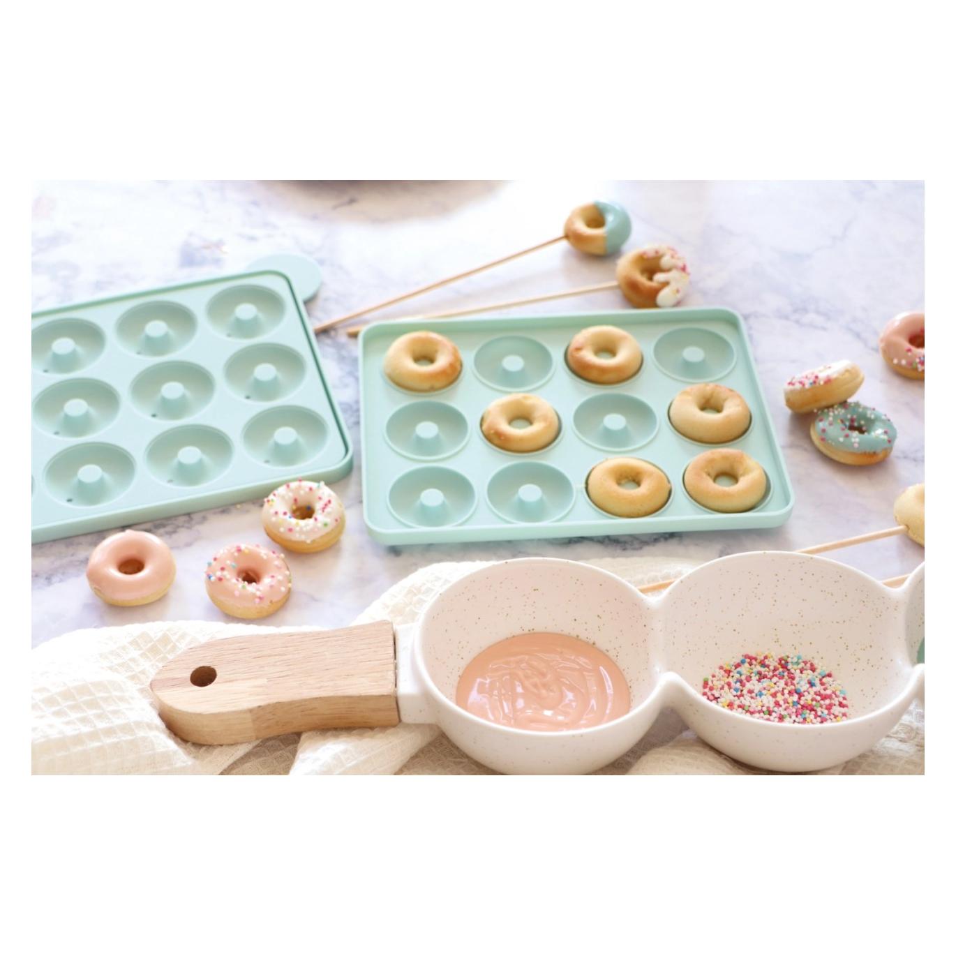 Set Di Stampini In Silicone Per Mini Donuts A Tema Chanukah - The Kosher Cook - Forno, Freezer E Microonde - 2