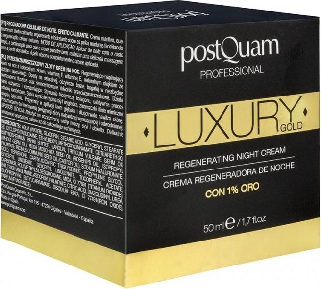 Produktbild Postquam LUXURY GOLD regenerating night cream 50 ml (50 ml)
