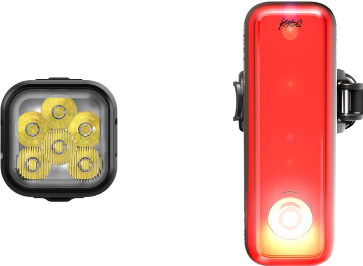 Actual product image knog. Blinder 1400 + Blinder Road 150 Rear Twinpack, black (1400 Lumen/150 Lumen) (1400 lm)