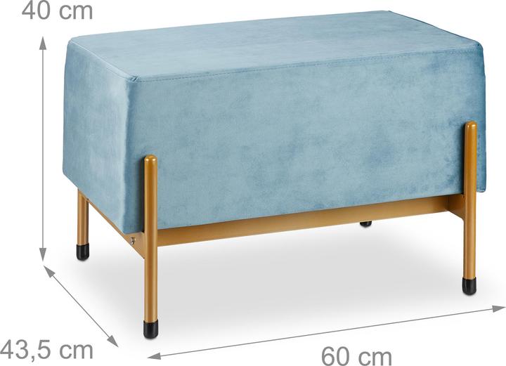 Actual product image Relaxdays bench (60 cm)