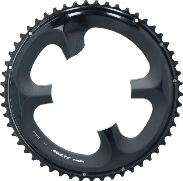 Produktbild Shimano Kettenblatt 105 FC-R7000 53 Zähn MW schwarz (53)