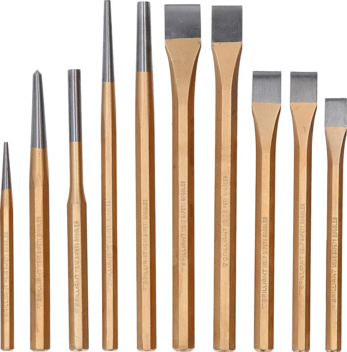 Actual product image KS Tools Chisel and punch set 12 pieces