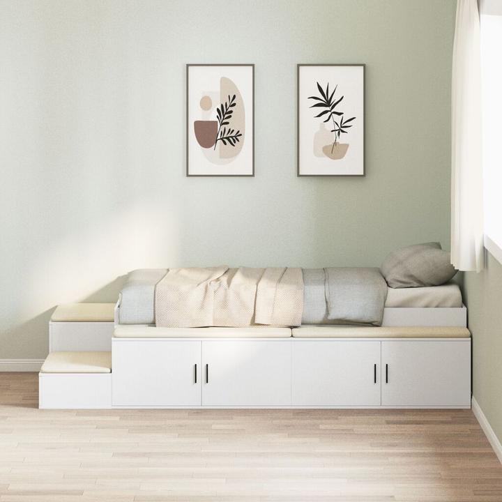 Actual product image vidaXL Storage bed frame (90 x 200 cm)