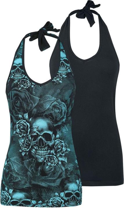 Produktbild Black Premium Doppelpack Neckholder-Tops (M)