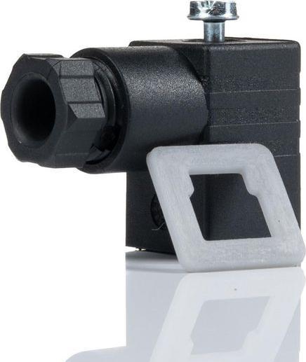 Image du produit RS PRO Connecteur de vanne DIN 43650 C femelle 3P+E / 250 V ac, PG7 montage sur câble, noir