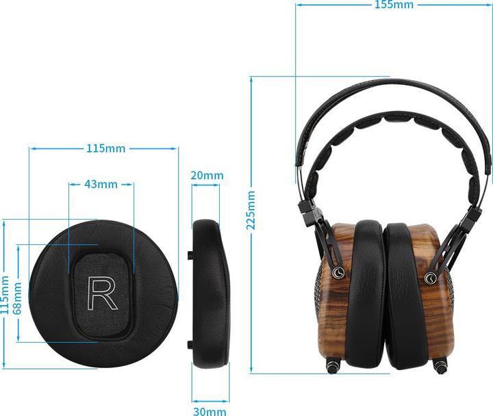 Produktbild Sendy Audio Peacock Ersatz-Ohrpolster