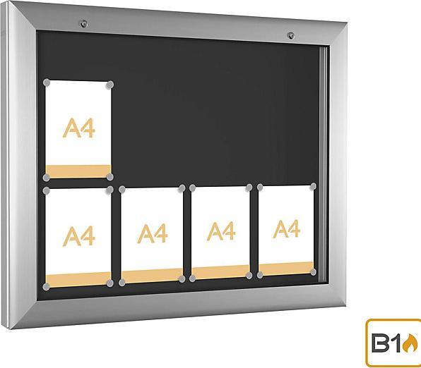 Produktbild kaiserkraft Schaukasten für Innen- und Aussenbereich (Magnettafel, 102.50 x 80 cm)