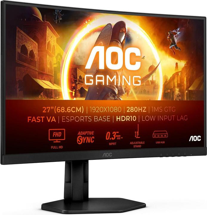 Actual product image AOC C27G4ZXU (1920 x 1080 pixels, 27")