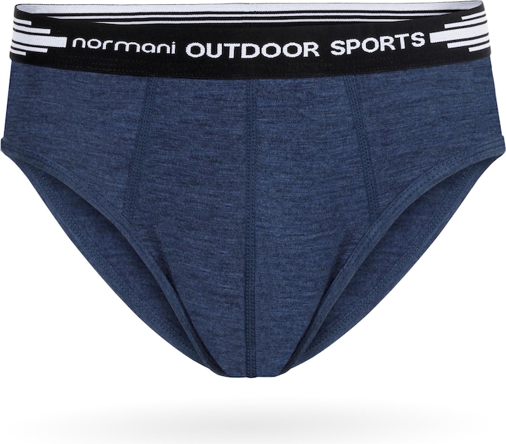 Actual product image Normani 3 Pack Mens Merino Slipper Underpants Retro Shorts - 8517 (M, pack of 3)