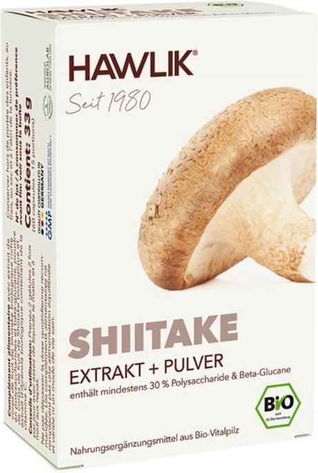 Immagine prodotto Hawlik Estratto di shiitake + capsula di polvere (60 Pezzo/i, Pillole, 57 g)