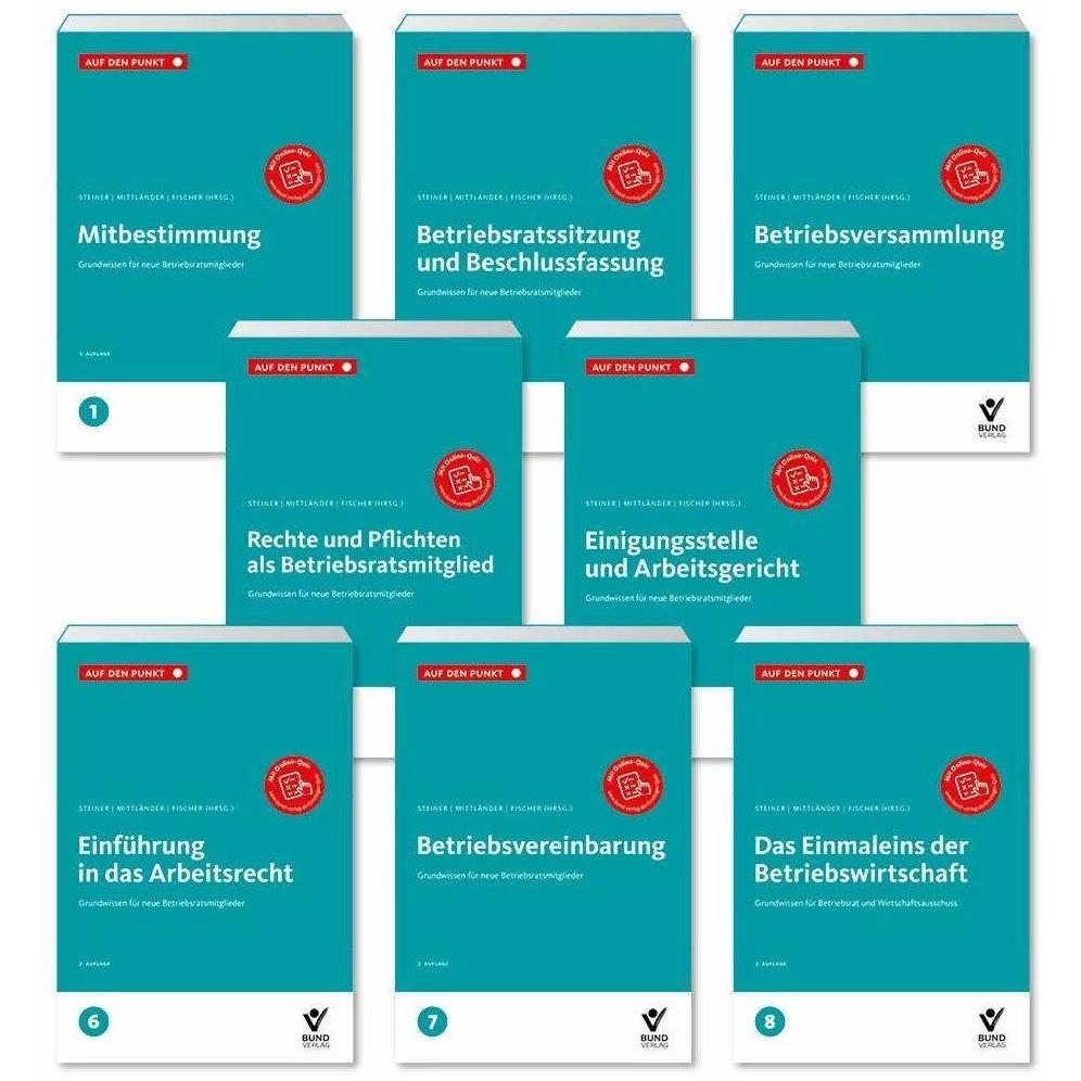 Kombi-Paket – Grundwissen für neue Betriebsratsmitglieder, Fachbücher von Erika Fischer, Regina Steiner, Silvia Mittländ...