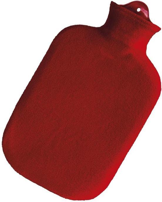 Immagine prodotto Universal Textiles Sanger Contour Wärmflasche mit Deckel Rot 2L (2 l, Fiaschetta da letto con coperchio)