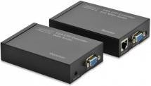 Produktbild Digitus VGA-UTP Extender 300m Sender/Empfaenger Kit 1920x1200 inkl. Netzteil (Multi-Monitor)