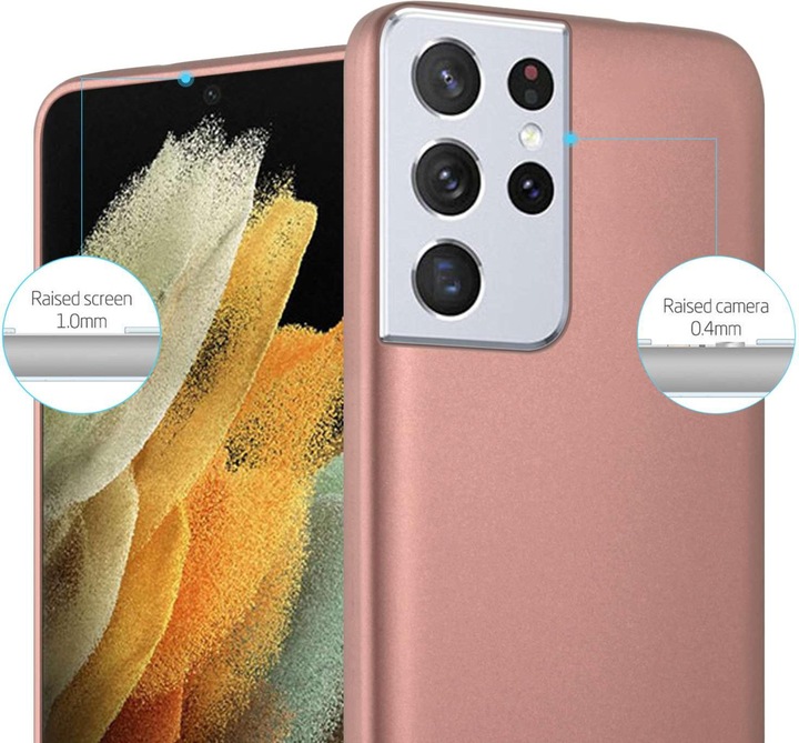 Produktbild Cadorabo TPU Matt Metallic Hülle (Samsung Galaxy S22 Ultra)
