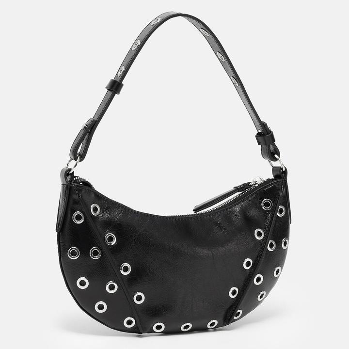 Produktbild Les Visionnaires Enya mini rivet glosssy Schultertasche Leder 27 cm