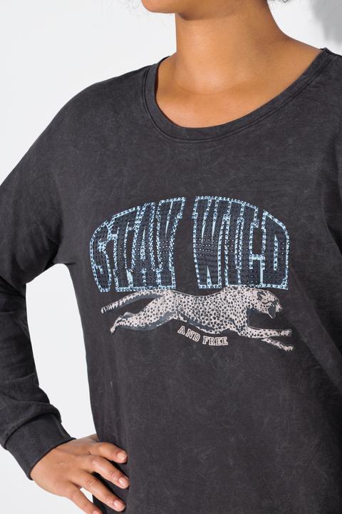 Actual product image Angel of Style Sweatshirt in loose fit with decorative print (48)