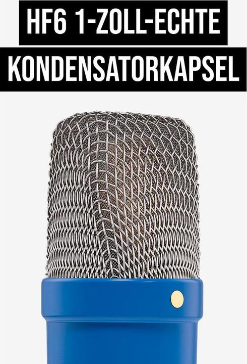 Image du produit RØDE NT1 Signature Cobalt Bleu Microphone de studio